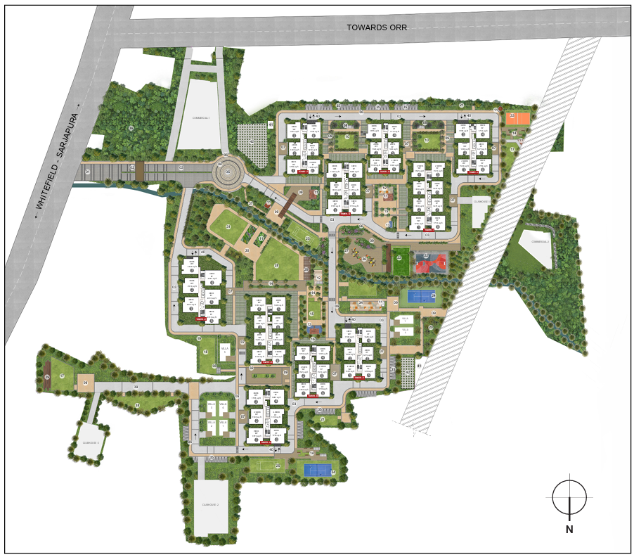 Candeur Icon Varthur 24 Acre Township Master Plan